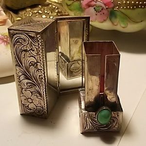 Vintage Accessories - Rare 1900s lipstick compact Vintage Accessories - Rare 1900s lipstick compact